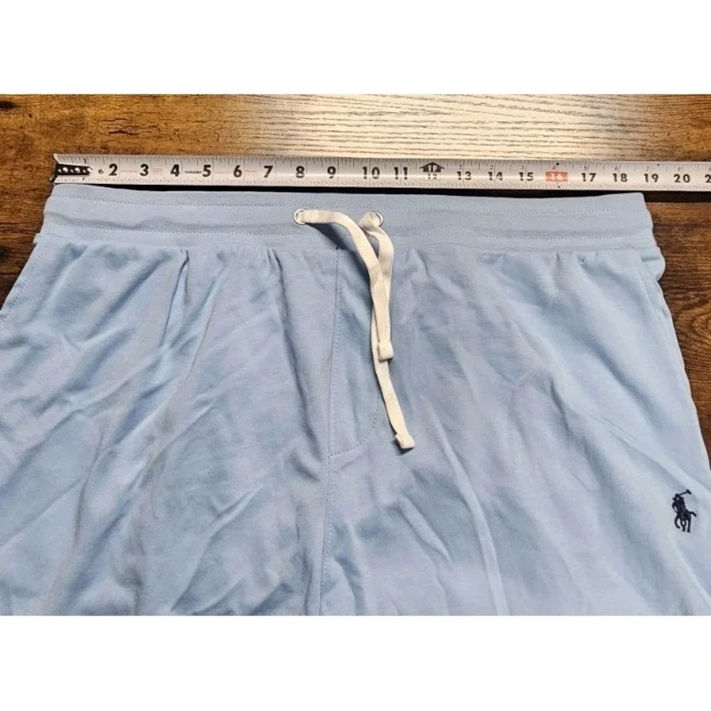 NWT Polo Ralph Lauren Men's Drawstring Sweat Shorts Baby Blue Size 3XL